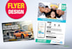 do professional business flyer, bio fold, tri fold brochure