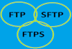 configure ftp, ftps and sftp server on linux