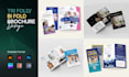 do urgent bifold or trifold brochure design, leaflet, flyer design