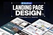 create modern landing page design