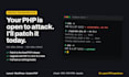 patch the php2shell PHP vulnerability and upgrade PHP