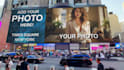 add your logo or anything else to this billboard filmed in times square,new york