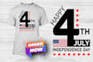 create an outstanding happy 4th july independence day tshirt