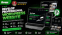 develop a professional wordpress website