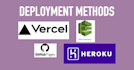 deploy your web applications to heroku and AWS