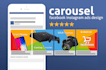 design stunning carousel facebook instagram ads