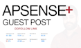 guest post on apsense dofollow link