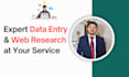 be your data entry specialist and web research expert for multiple industries