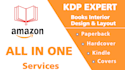 kdp books all in one, design, layout and upload