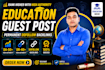 do guest post in da 50 education blog