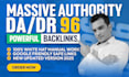 white hat off page SEO link building for google, high authority da dr backlinks