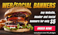 design amazing web and social banners
