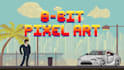 create 8 bit pixel art graphics design