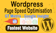 do wordpress page speed optimization and improve load time