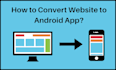 convert website  to android web apps