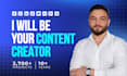 create content for your social media accounts