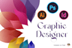 your graphic artist and designer in adobe illustrator, adobe photoshop work