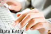 do data entry and data collection