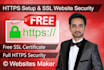 make website https installing SSL certificate