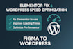 fix elementor issues and optimize speed on wordpress