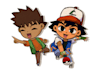 make two characters of your choice in windwaker style
