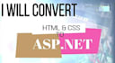 convert html to asp net web application