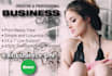 design simple and luxurious business card
