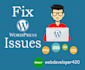 fix wordpress issues,fix wordpress errors,problems