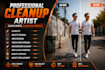do cleanup, object removal, wire removal and masking