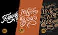 make custom vintage hand lettering and typography for you