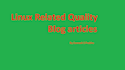 write blog entries related to linux and server side things