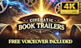 create your 4k cinematic movie style book trailer