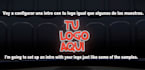 configure an intro as the sample with your logo