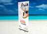 create roll up banner design, retractable, billboard, backdrop, signage