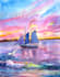 draw landscape drawing with watercolor painting illustration