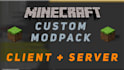 create a custom minecraft modpack for client and server