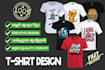 do creative graphic tee shirt designs