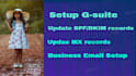 configure gsuite and any business email service