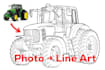 draw clean vector line drawings for products and instruction manuals