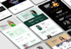 build and design a modern HTML landing page