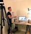 create a professional company spokesperson video