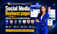 do all social media accounts create and setup, facebook business page