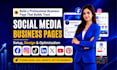 do social media accounts create and setup, facebook business page, linkedin