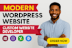 build a modern, responsive wordpress website for your business