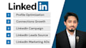 be your linkedin outreach campaign manager, b2b ads marketing expert