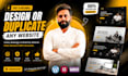 develop, design, or clone a responsive wordpress website