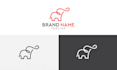 create line art logo for your brand