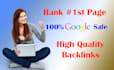 do full SEO campaign for first page rank