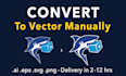 do vector tracing, vectorize image, convert logo to vector
