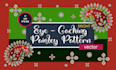 design cowboy cowgirl christmas repeat paisley print pattern